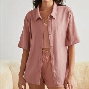 Wilfred Aritzia Oversized Button Down Shirt — Size Small